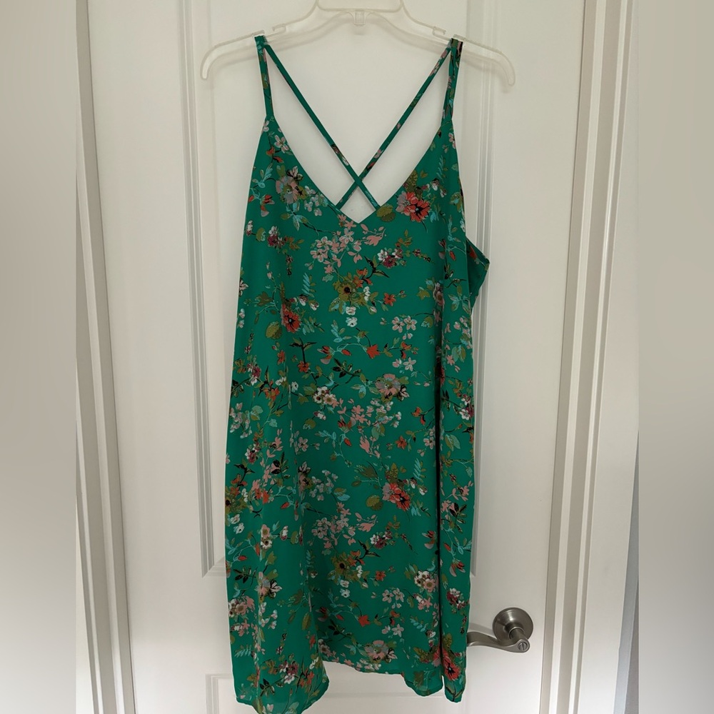 Green Floral Dress